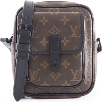 Louis Vuitton Monogram Macassar Dark Brown Shoulder Bag (Pre-Owned)