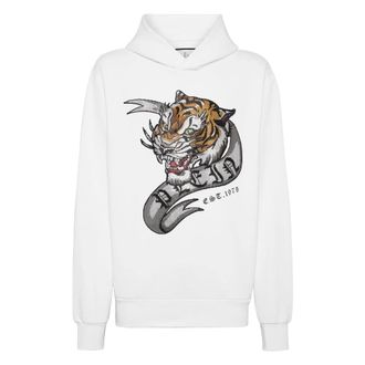 Philipp Plein Hoodies & sweatvesten, Heren, Wit, M, Hoodies