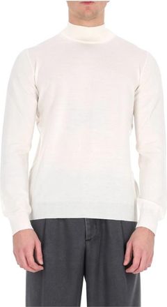 Tagliatore Lionel Turtleneck - Heren - Coltruien - Beige - L - Wol - Truien & Vesten