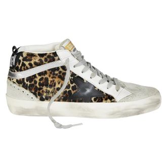 Golden Goose Sneakers, female, Multicolor, Size: 10 US Stylish Horsy Mid Star Sneakers