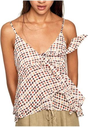 Pepe Jeans London Mouwloze tops - Dames - Tops zonder mouwen - Beige - XS - Tops