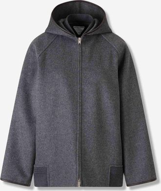 Bottega Veneta Short Hooded Coat