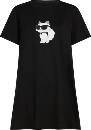 Karl Lagerfeld Ikon pajama dress - Black