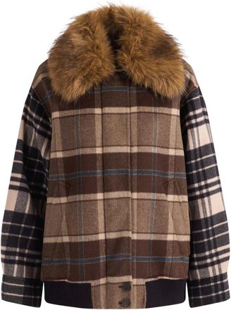 Max Mara Divina Short Jacket - Jackets - Mujer - Marr&oacute;n - 2XS