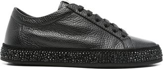 Le Silla crystal-embellished sneakers - Black