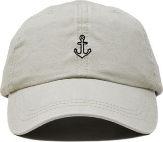 Dalix Anchor Dad Cap in Washed Stone White at Nordstrom