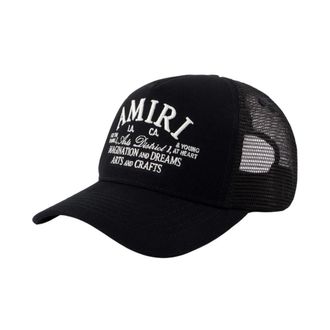 Amiri Caps, male, Black, Size: ONE SIZE Arts District Trucker Cap