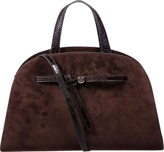 Tory Burch Dark Brown Romy Large Duffle Bag