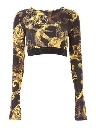 Versace Jeans Couture Barogque Crop Top
