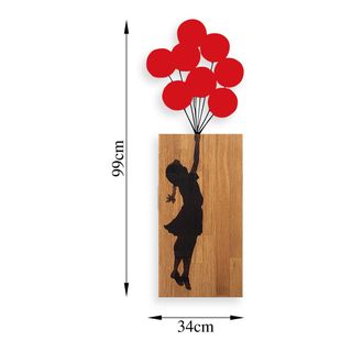 OEM Accesorio Decorativo De Pared De Madera Accessory Nuez Negro