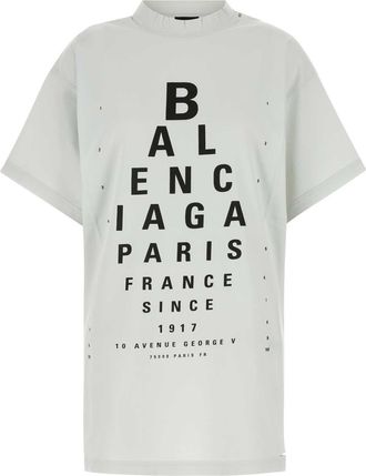 Balenciaga Chalk Coton Oversize Shirt