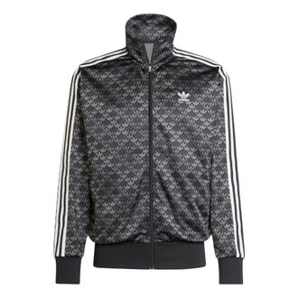 adidas Firebird Classic Monotrack Jacket Asia Sizing Black IS0218