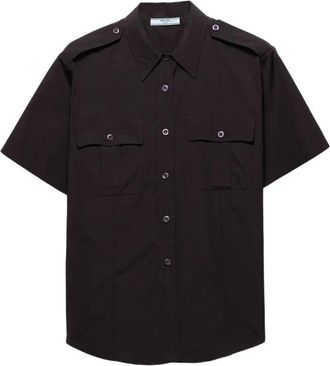 Prada Short-Sleeve Uniform Shirt