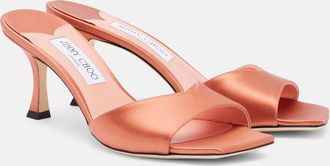 Jimmy Choo London Skye satin mules