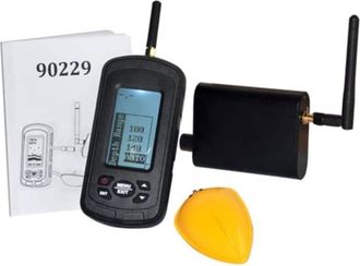 vidaXL Sonda De Peces Negra Vidaxl