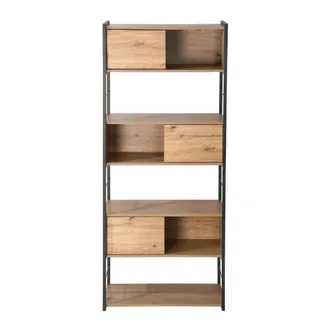 Calicosy Estanter&iacute;a librer&iacute;a de 3 puertas h196 cm