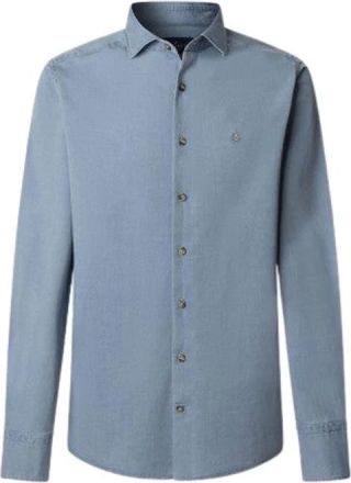 Hackett Camicia Essential in denim - - Shirts - Uomo - Blu - L