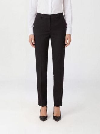 Federica Tosi Pantaloni sartoriali slim fit in misto lana a vita media con tasche America