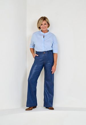 Mart Visser Caroline Tensen Lucia Blouse Licht Blauw