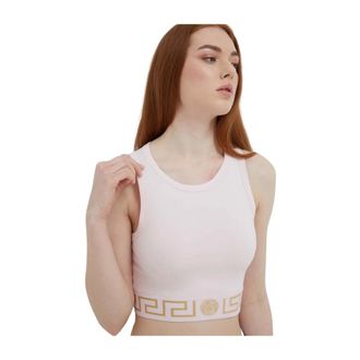 Versace Crop Top - - Tops - Donna - Rosa - L