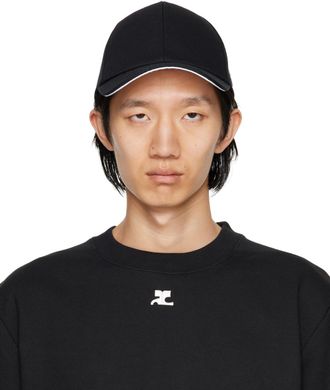 Courrèges Caps, female, Red, Size: M Signature AC Cotton Cap