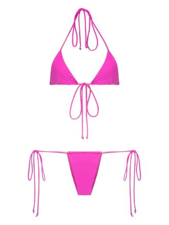 Amir Slama Set bikini a triangolo - Rosa