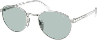 Prada PR B51S 1BC40N Mens Sunglasses Silver Size 53
