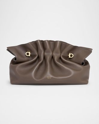 Ferragamo Medium Gancio Piercing Shoulder Bag