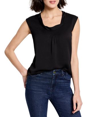 Nic+Zoe Nic+Zoe Satin Chiffon Jacket Layer