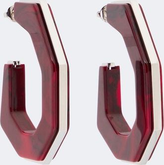 Isabel Marant Liu embellished hoop earrings