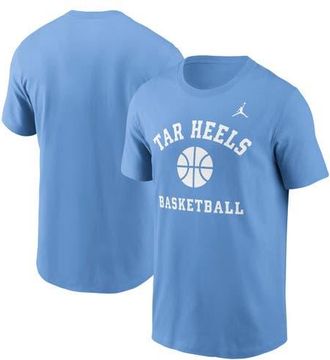 Jordan Brand Mens Jordan Brand Carolina Blue North Carolina Tar Heels Basketball Icon T-Shirt in Light Blue at Nordstrom, Size Xx-Large