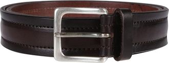 Orciani Zachte leren riem - Heren - Riemen - Bruin - 100 CM - Leer - Accessoires