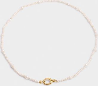 Katie Loxton Pearl Glow Choker in Gold Coated at Nordstrom, Size 15