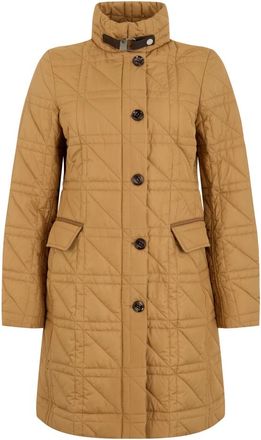 Moorer Madeline Gevoerde Jas - Dames - Dons jassen - Beige - XS - Polyester - Jassen
