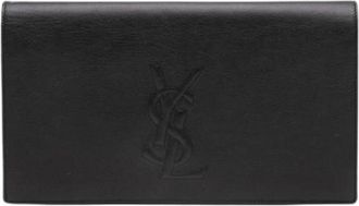Saint Laurent Pre-owned Belle De Jour Clutch - Dames - Vintage Clutch - Zwart - ONE Size - Leer - Vintage