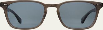 Garrett Leight Mens Earvin Acetate Square Sunglasses