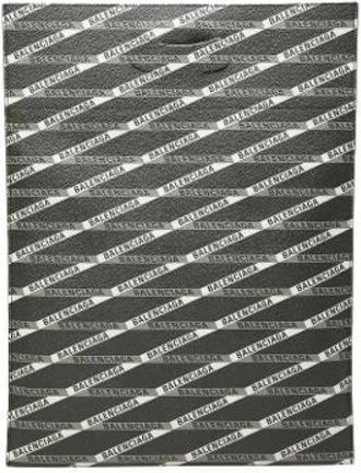 Balenciaga Pre-owned Tote Bags, female, Black, Size: ONE SIZE Pre-owned Printed Leather Tote