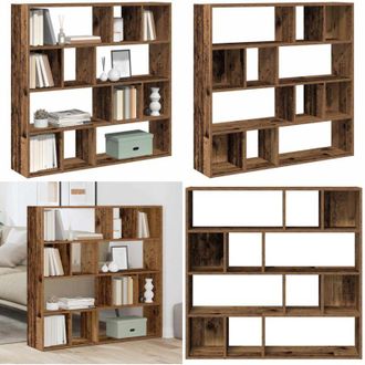 vidaXL Libreria/Divisorio Legno Antico 105x24x102 cm - Divisorio in legno - Libreria antica