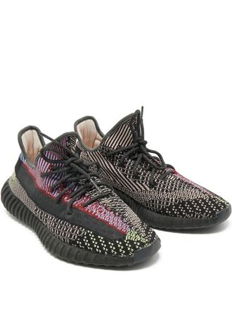 Yeezy by Kanye West Boost 350 knit sneakers - men - Fabric/Fabric/Rubber - 46.5 - Black
