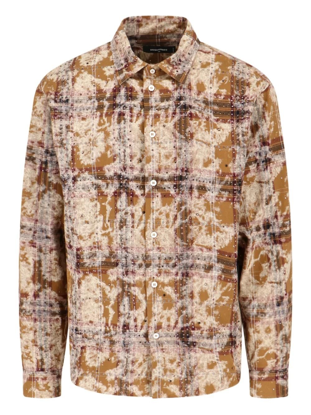 Chemise Dsquared2 En Coton - Motif Plaid - Taille S, M, XL - Neuf Avec étiquettes - Fabriquée En Italie