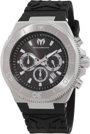 Technomarine Manta Ocean Chronograph Quartz Black Dial Mens Watch TM-224012