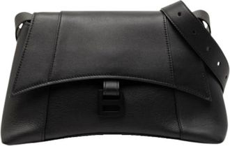 Balenciaga Pre-owned Cross Body Bags, female, Black, Size: ONE SIZE Pre-owned Vintage Leather Crossbody Bag