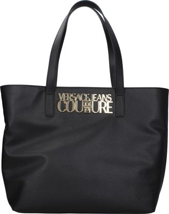 Versace Jeans Couture Borse a Spalla Couture Donna Poliuretano Nero