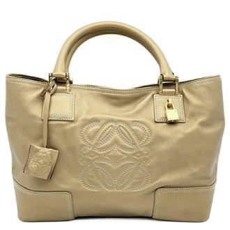 Loewe Gold Leather Tote Bag (Pre-Owned)