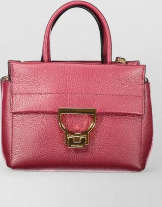 Coccinelle leather top handle mini bag