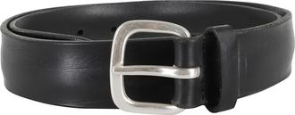 Orciani Zwart Bull Soft Leren Riem - Heren - Riemen - Zwart - 105 CM - Accessoires