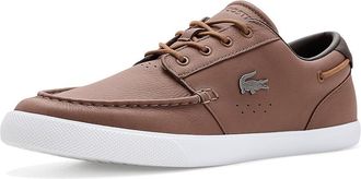 Lacoste Bayliss 2.0 Leather Sneakers Mens Shoes Brown/Dark Brown : 11.5 D - Medium