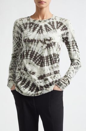 Proenza Schouler Mia Tie Dye Tissue T-Shirt in Caper Multi at Nordstrom, Size X-Small