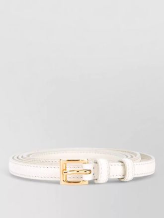 Prada slim calf leather belt adjustable length