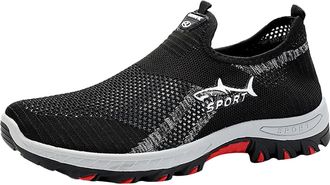 Generic Fashionable Breathable Canvas Mens Casual Shoes Mens Vegan Shoes Casual (Black, 6.5)